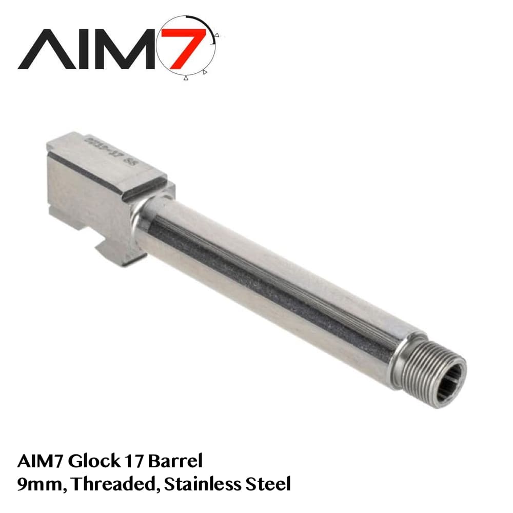 AIM7 Glock 17 Barrel | 9mm | Stainless Steel Threaded