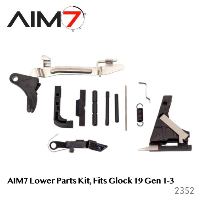 AIM7 Lower Parts Kit Fits Glock 19 Gen 1-3