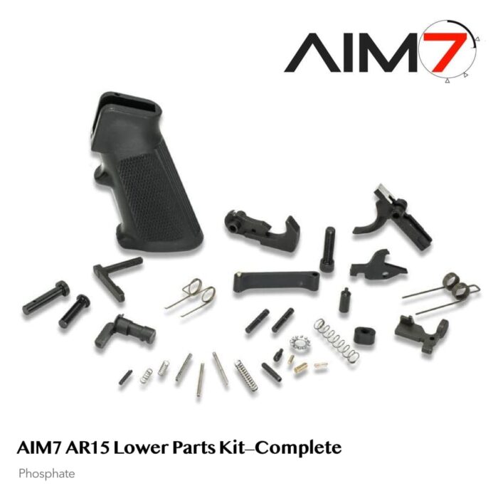 AIM7 AR15 Lower Parts Kit—Complete, Phosphate