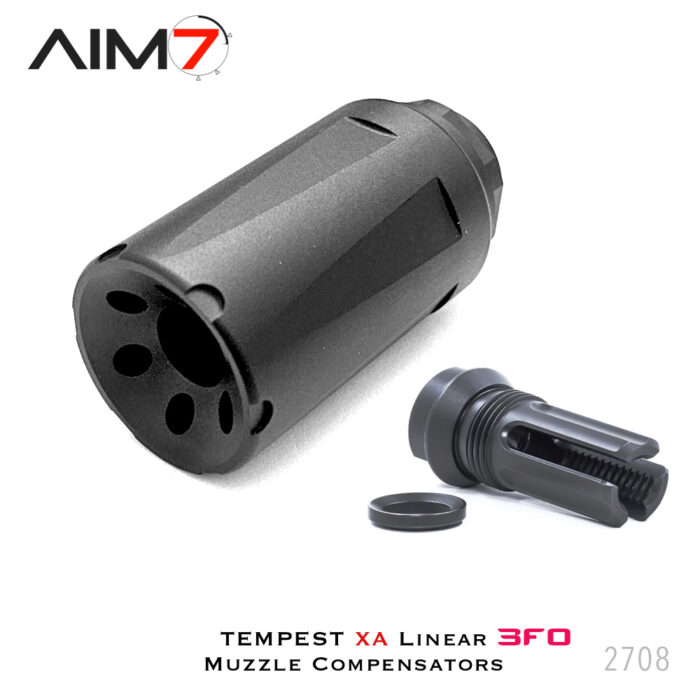 AIM7 TEMPEST XA Linear Muzzle Compensators ASR 13/16 X 16  Breek Arms Muzzle Brake 3FO