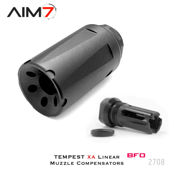 AIM7 TEMPEST XA Linear Muzzle Compensators ASR 13/16X16 with Breek Arms Muzzle Brake BFO