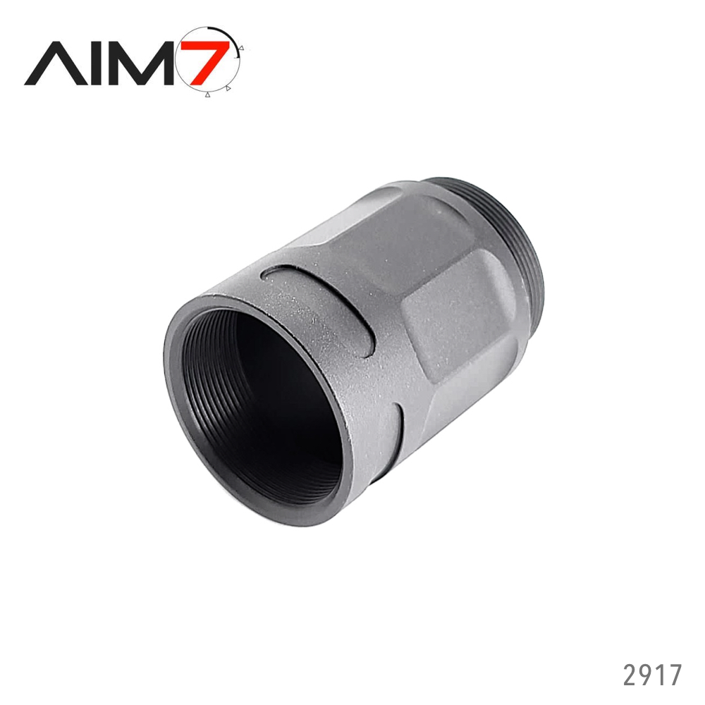 thumbnail image 2 of AIM7 Precision ARCHER X Series Muzzle Brake With Billet AlphaCloak - .223 Rem, Black 2 of 5