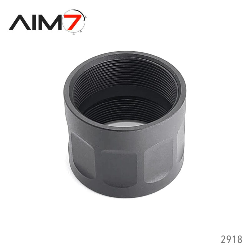 AIM7 Precision ARCHER X Series Muzzle Brake – .223 Remington, Black Aluminum