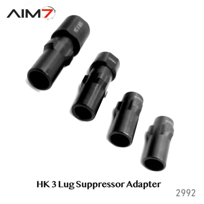 Aim7 HK 3 Lug Suppressor Adapter Steel Black - Image 6
