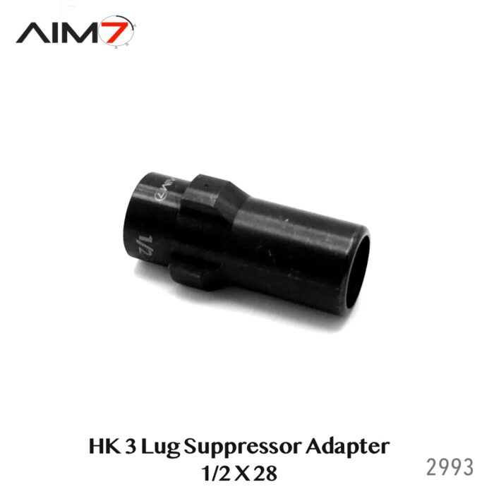 Aim7 HK 3 Lug Suppressor Adapter Steel Black - Image 10