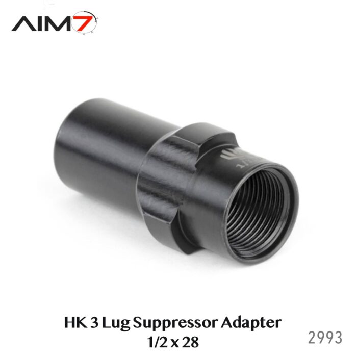 Aim7 HK 3 Lug Suppressor Adapter Steel Black - Image 12
