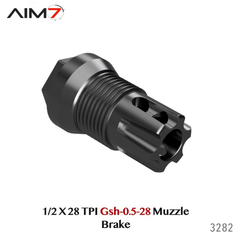 AIM7 Gsh-0.5-28 ASR Muzzle Brake 1/2 x28