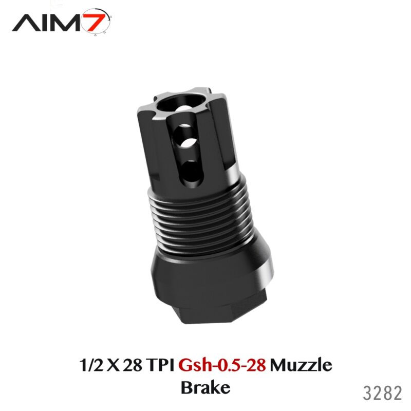 AIM7 Gsh-0.5-28 ASR Muzzle Brake 1/2 x28
