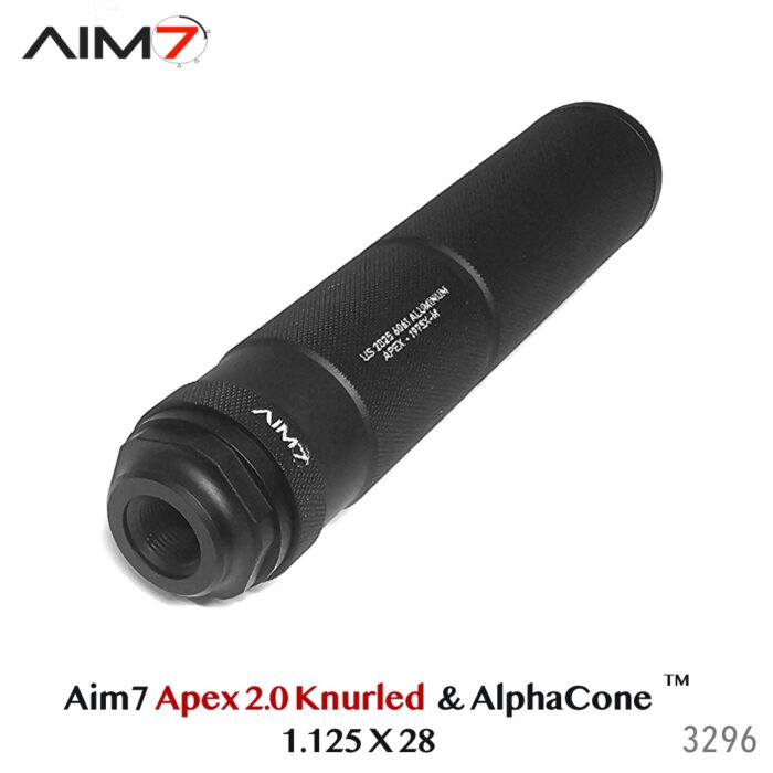 AIM7 APEX 2.0 Knurled Modular Comp With AlphaCone 556/308/9mm/45ACP/30CAL - Image 3
