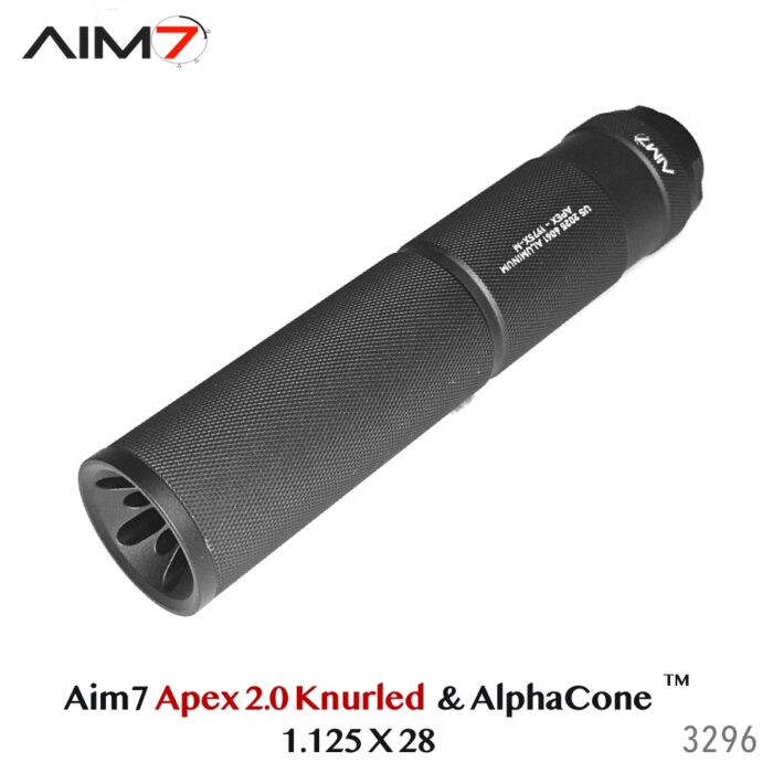 AIM7 APEX 2.0 Knurled Modular Comp With AlphaCone 556/308/9mm/45ACP/30CAL