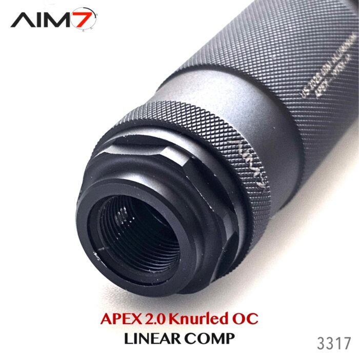 AIM7 APEX 2.0 Knurled Modular Comp OC 556/308/9mm/45ACP/30CAL - Image 4