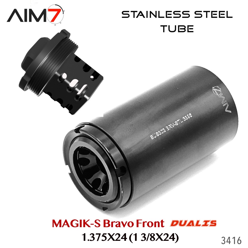 AIM7 MAGIK-S Stainless Steel & DUALIS+ Adapter Bravo Cap (1.375×24) - Image 8