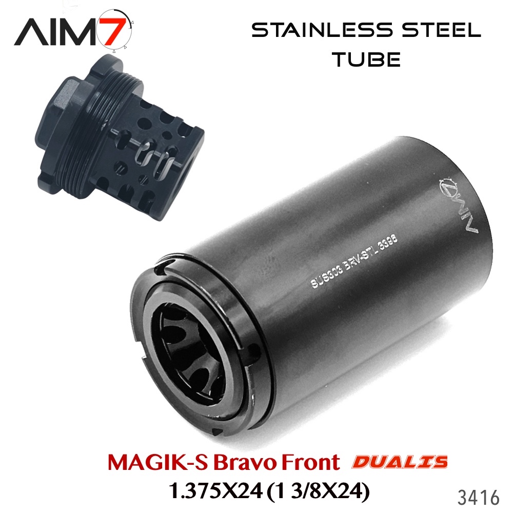 AIM7 MAGIK-S Stainless Steel & DUALIS+ Adapter Bravo Cap (1.375×24) - Image 7