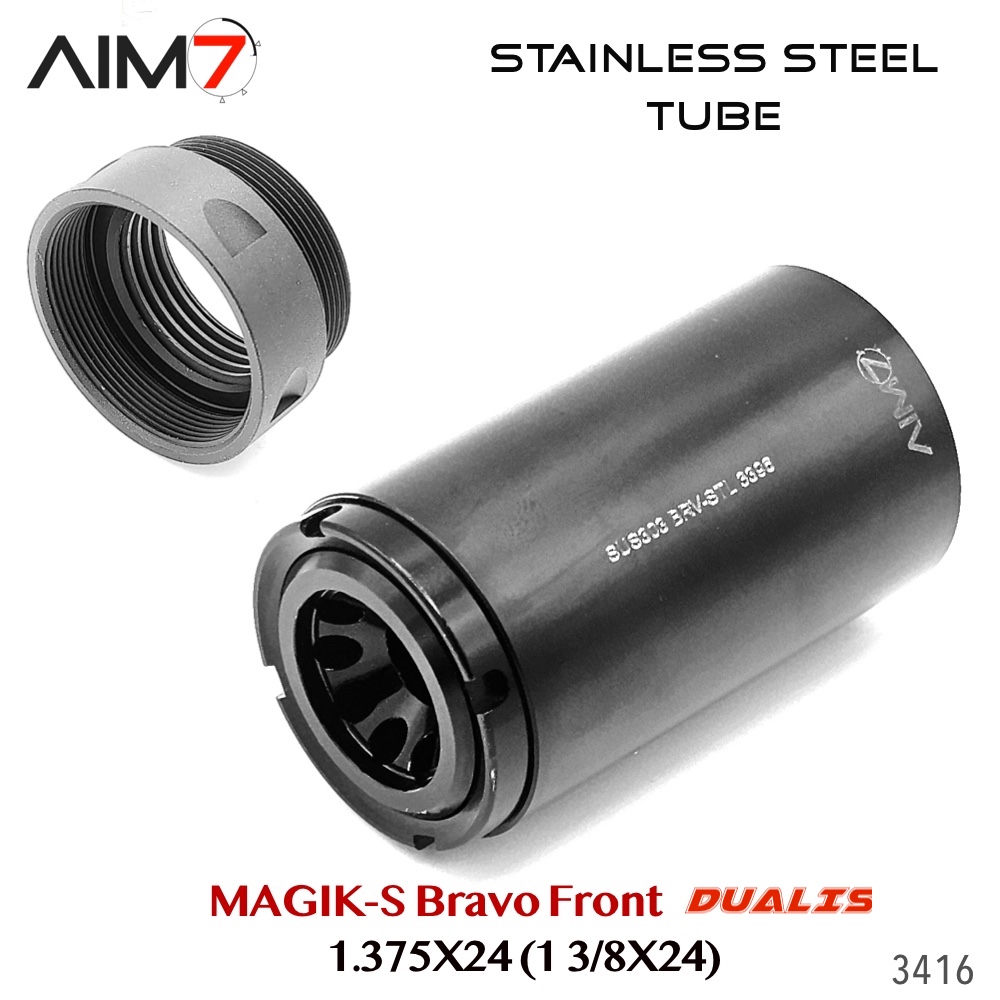 AIM7 MAGIK-S Stainless Steel & DUALIS+ Adapter Bravo Cap (1.375×24) - Image 10