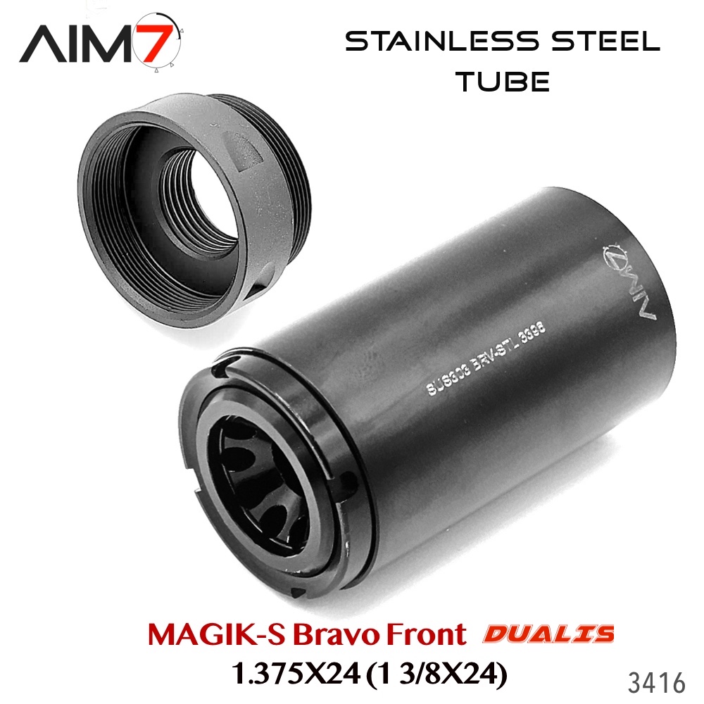 AIM7 MAGIK-S Stainless Steel & DUALIS+ Adapter Bravo Cap (1.375×24) - Image 11
