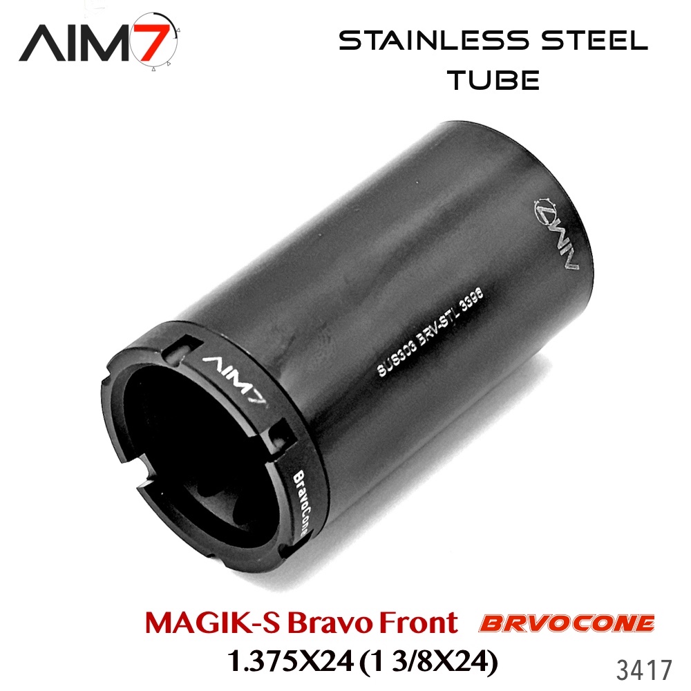 AIM7 MAGIK-S Stainless Steel & BRAVOCONE— Bravo Front Cap (1.375×24) - Image 12